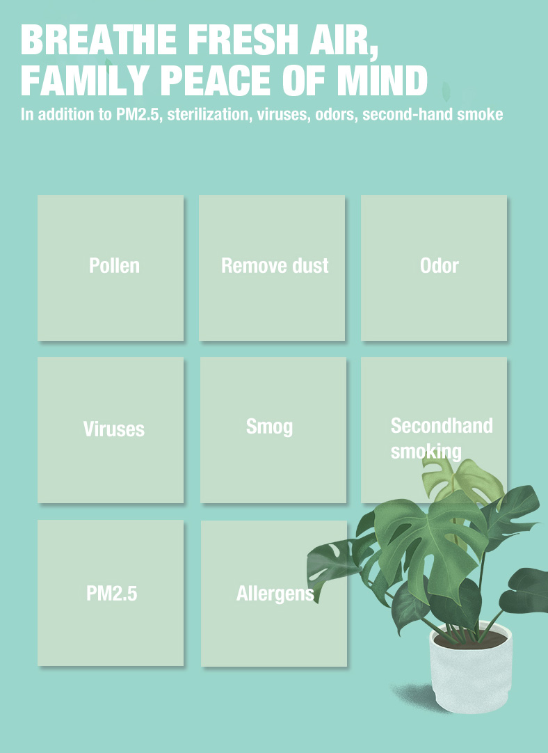 Olansi A4 Pro Masa&uuml;st&uuml; Hava Temizleyici (3)