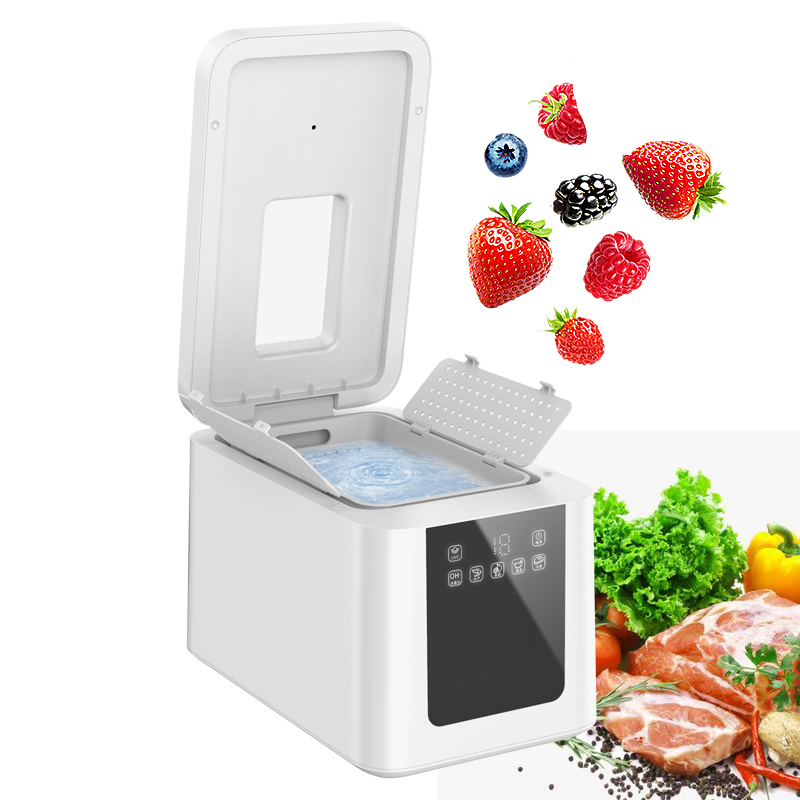 Olansi Ev Akıllı Meyve Yıkama Et Sterilizatör Gıda Temizleme Makinesi Taşınabilir Ev Meyve ve Sebze Arıtma